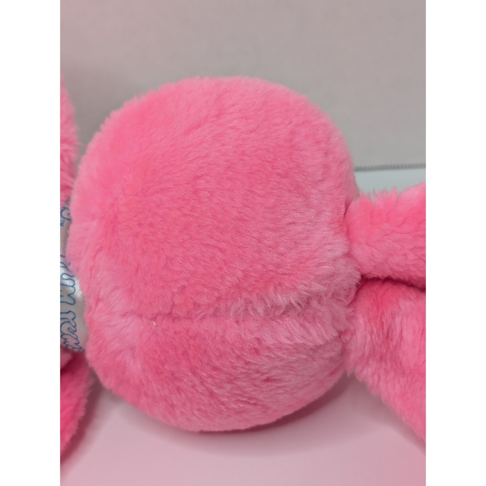 Vintage 1989 Yum Yum Pink Bunny Plush Cookie Candy Hearts Valentine Stuffed - Picture 9 of 13